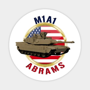 M1A1 Abrams USA Magnet